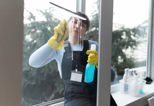 Nettoyage de vitres intérieures et extérieures à Roaillan